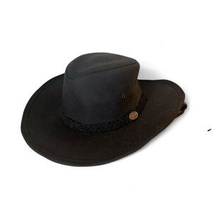 Statesman Down Under Saddle Supply Black Cowboy Hat – Braided Band